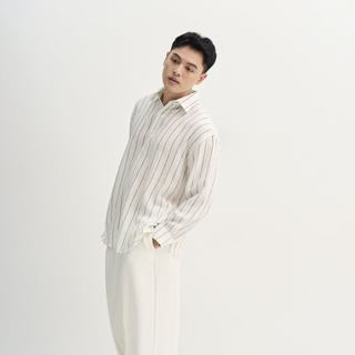 Áo sơ mi sọc - form oversize hàn quốc bbrand