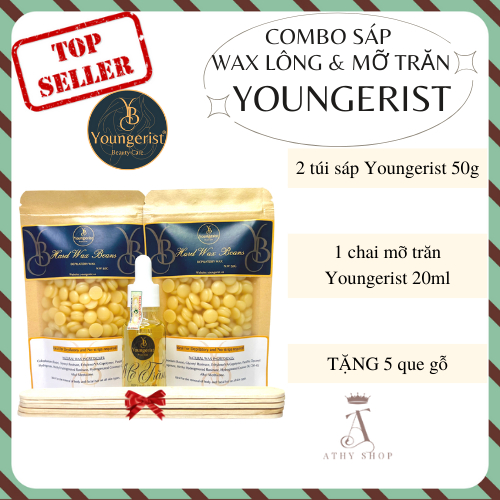 COMBO SÁP WAX LÔNG & MỠ TRĂN YOUNGERIST