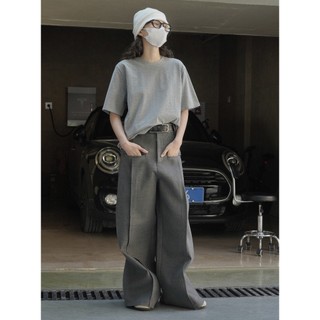Áo Trơn Basic Cotton Phom suông rộng cho nữ Tizionvn , áo thun nữ tay ngắn dáng rộng thời trang