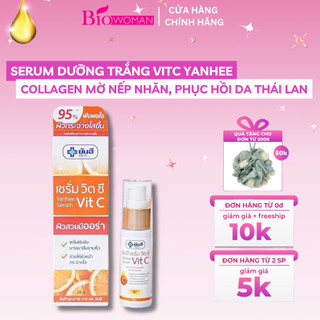 Serum Vitamin C dưỡng trắng da mặt Yanhee Serum Vit C collagen mờ nếp nhăn phục hồi da hư tổn 20g chính hãng thái lan