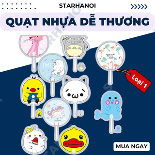 Quạt nhựa cầm tay dễ thương Loại 1