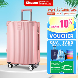 Vali du lịch Kingsun KS218/033 Size 20/24 có bo góc chống móp, chống va đập cực tốt bảo hành 5 năm