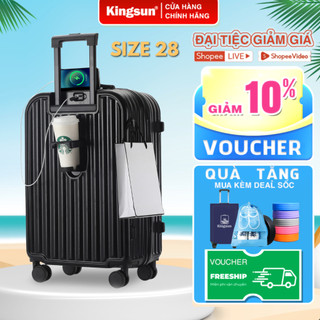 Vali du lịch size 28 kingsun nhựa cao cấp ks-216/p309 bảo hành 5 năm