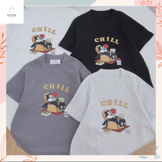 ✨✨Áo croptop thun gân, chất co giãn, hình hoạ tiết con mèo chill
