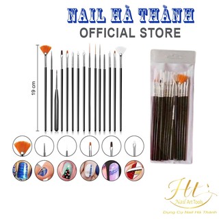 Set cọ 15 cây vẽ chuyên dụng vẽ nail
