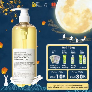 Dầu Tẩy Trang Hoa Cải Graymelin Vintage - Canola Crazy Cleansing Oil