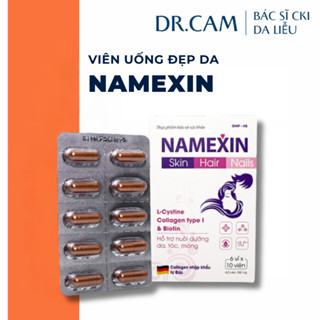 Viên uống đẹp da, mọc tóc NAMEXIN Hỗ trợ bổ huyết, nuôi dưỡng da, tóc, móng giúp duy trì độ ẩm - Dr. Cam