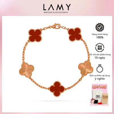 Vòng tay nam nữ LAMY Vintage Four Leaf Bracelet Gold 2270