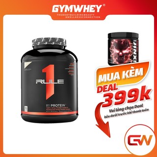 Rule 1 Whey Protein Isolate và Hyrolyzed 5Lbs Sữa Dinh Dưỡng Tăng Cơ Cho Gym