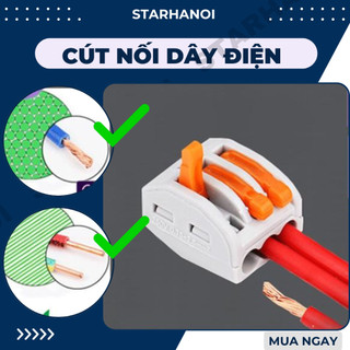 Cút nối dây điện nhanh KV774 nhựa PA chống nước, chống cháy nổ chịu nhiệt an toàn 2 3 4 5 8 đầu F176