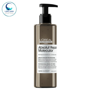 Serum Xả L'Oréal Professionnel Absolut Repair Molecular Phục Hồi Cấu Trúc Tóc Hư Tổn 250ml