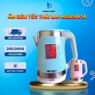 Ấm Siêu Tốc Thái Lan MISUSHITA MS-1020 2.2L- Công Suất 1500W Cao Cấp, Siêu Tiện Dụng