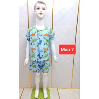 Đồ bộ tole lanh bé trai KIM CƯƠNG, cộc tay mặc mùa hè QNTN1