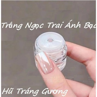 Tráng gương trắng ánh bạc , Phụ Kiện NAIL NailLinhChi