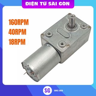 Động cơ giảm tốc hộp số vuông góc JGY370 18 RPM / 40 RPM / 160 RPM (Tốc độ tùy chọn)