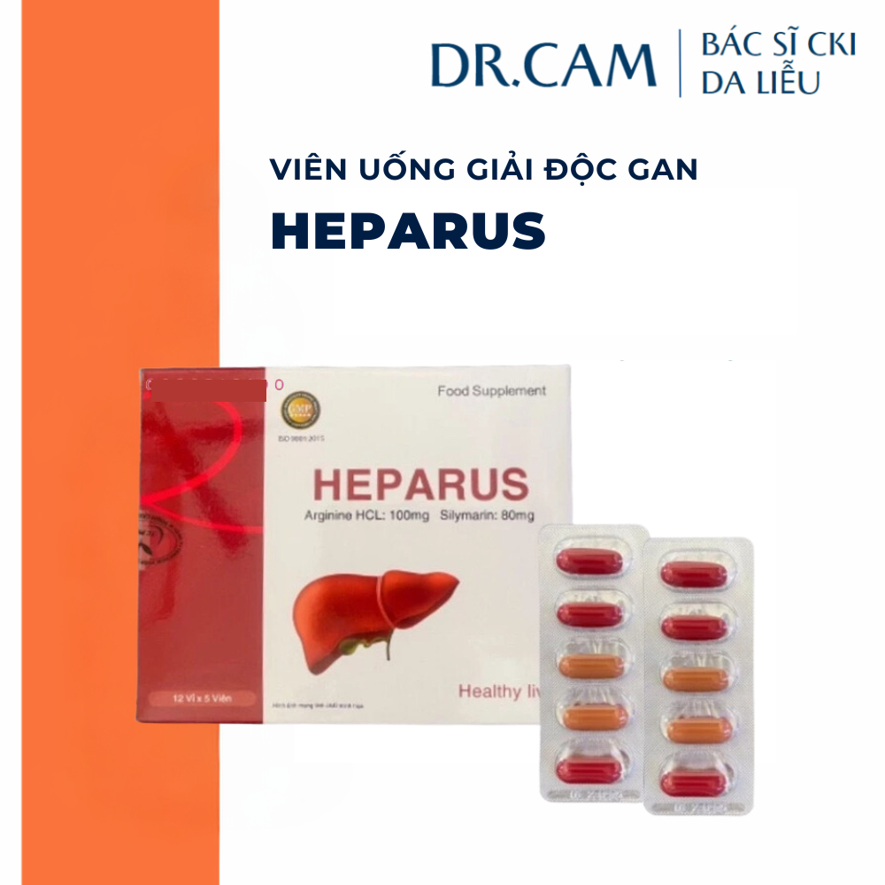 Viên uống Giải Độc Gan HEPARUS - Hộp 60 Viên - Dr.Cam