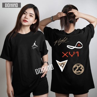 Áo Thun Jdan Chữ Flight DOMINO Đủ Tag Mac Chất Vải 100% Cotton Định Lượng 250g