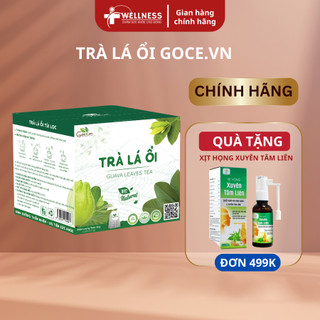 Trà lá ổi, trà lá ổi giảm cân túi lọc GOCE Tan mỡ giảm cân, ngừa tiểu đường, hộp 20 gói