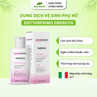 Dung Dịch Vệ Sinh Phụ Nữ DottorPrimo Emergyn 100ml - Ngăn Ngừa Nhiễm Khuẩn, Kháng Nấm Phụ Khoa