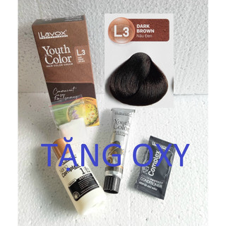 [phủ bạc] nhuộm Lavox phủ bạc 100% nhuộm Lavox (KÈM OXY TRỢ NHUỘM)