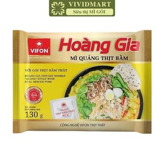  - VIFON - Mì Hoàng Gia vị Mì Quảng Thịt Bằm (có thịt thật) (130g/gói) - Mì quảng gói Vifon, Mì quảng Hoàng Gia
