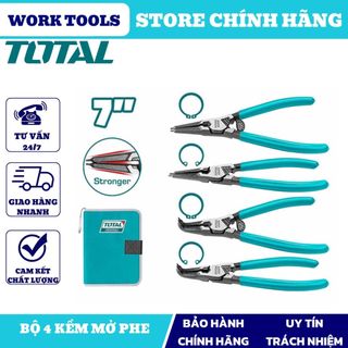 Đồ nghề total bộ 4 kềm mở phe 180mm thtj214042