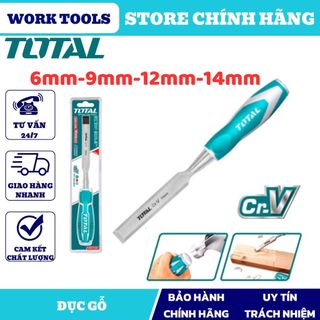 Đồ nghề total đục gỗ 6mm tht4166/ 9mm tht4196/ 12mm tht41126/ 14mm tht41146