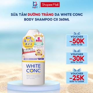 Sữa tắm dưỡng trắng da White Conc Body Shampoo CII Nhật Bản 360ml
