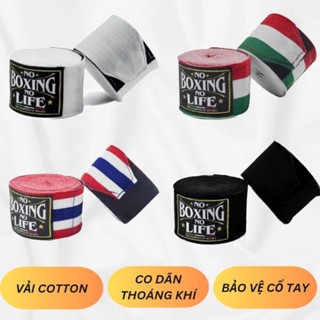 Băng Đa No Boxing No Life, Băng Quấn Tay Boxing, Bảo Vệ Cổ Tay, Vải Co Giãn Thoáng Khí