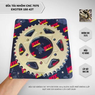 Đĩa tải exciter ex150 chất liệu nhôm cnc 7075 dể lắp ráp tiện lợi và dể sử dụng