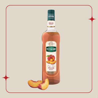 Siro Đào Teisseire 700ml – Peach Syrup Pha Chế Trà, Cocktail, Trà Sữa