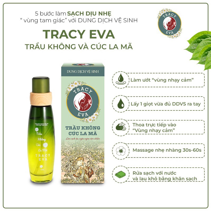 (Mua 1 tặng 1) Dung dịch vệ sinh trầu không Mocha
