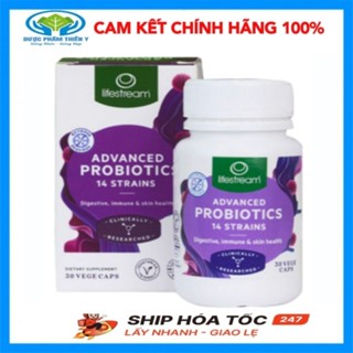 Men Vi Sinh 14 Chủng Lifestream Advanced Probiotic New Zealand 30 viên