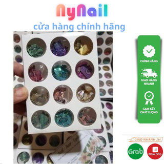 Xà cừ vân đá set 12 hũ