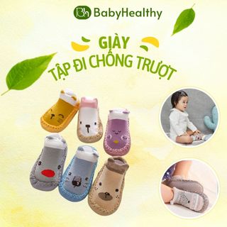 (MS12-17) - Tất Giày chống trượt, vớ tập đi cho bé trai, bé gái