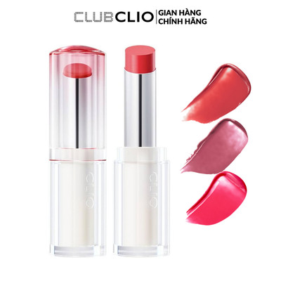 [Săn Deal] Son Dưỡng Môi Clio Có Màu Crystal Glam Balm 3.2g