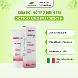 Kem Bôi Trĩ DottorPrimo Emergency H 25ml - Giúp Giảm Đau Rát Tức Thì
