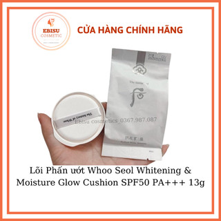 Lõi Phấn ướt #whoo Seol Whitening & Moisture Glow Cushion SPF50 PA+++ 13g_EBISU COSMETICS