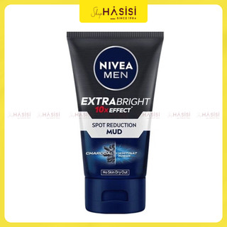 Sữa Rửa Mặt Sáng Da & Mờ Thâm NIVEA - Men Extra Bright 10X Effect Spot Reduction Mud 100g