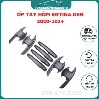 Ốp tay nắm hõm cửa xe Suzuki Ertiga 2019- 2023,2024 nhựa ABS đen cao cấp