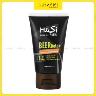 KEM RỬA MẶT THẢI ĐỘC VÀ LÀM SẠCH SÂU CHO NAM HASI - BEER DETOX FACIAL CLEANSER FOR MEN