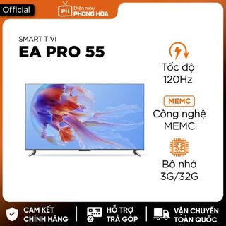 Smart tivi xiaomi ea pro 55/65/75 inch memc-tần số 120hz, ea pro 55 inch 60hz