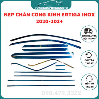 Nẹp viền chân kính, cong kính xe Suzuki Ertiga/ XL7 2019-2023,2024 Hàng inox cao cấp