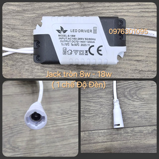 [Jack Tròn] 8w đến 18w [10] Tăng Phô Đèn Led Âm Trần & Ốp Nổi