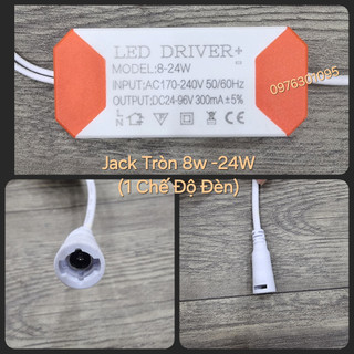 [Cao Cấp] 10 Tăng Phô 8w đến 24w [Jack Tròn] Đèn Led Siêu Mỏng