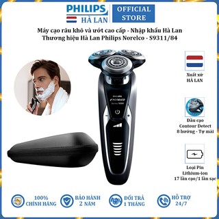 Máy cạo râu khô và ướt cao cấp thương hiệu philips norelco s9311/84 - bảo hành 2 năm