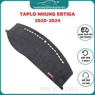 Thảm nhung taplo cao cấp dành cho xe suzuki ertiga 2019- 2020- 2021-2022-2023-2024 nhung lông cừu 3 lớp