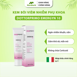 Kem Bôi Phụ Khoa DottorPrimo Emergyn 10 - Giúp Giảm Mẩn Ngứa, Khô Rát Vùng Kín