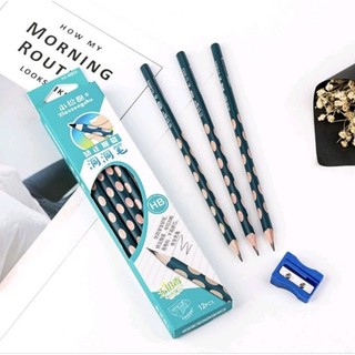 Bút chì định vị 2B set 12 chiếc kèm gọt
