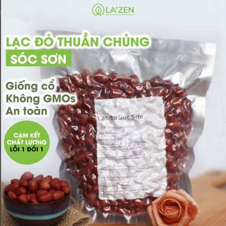 Lạc đỏ/đậu phộng đỏ Sóc Sơn 250gr/500gr sạch, thuần chủng, an toàn La'zen